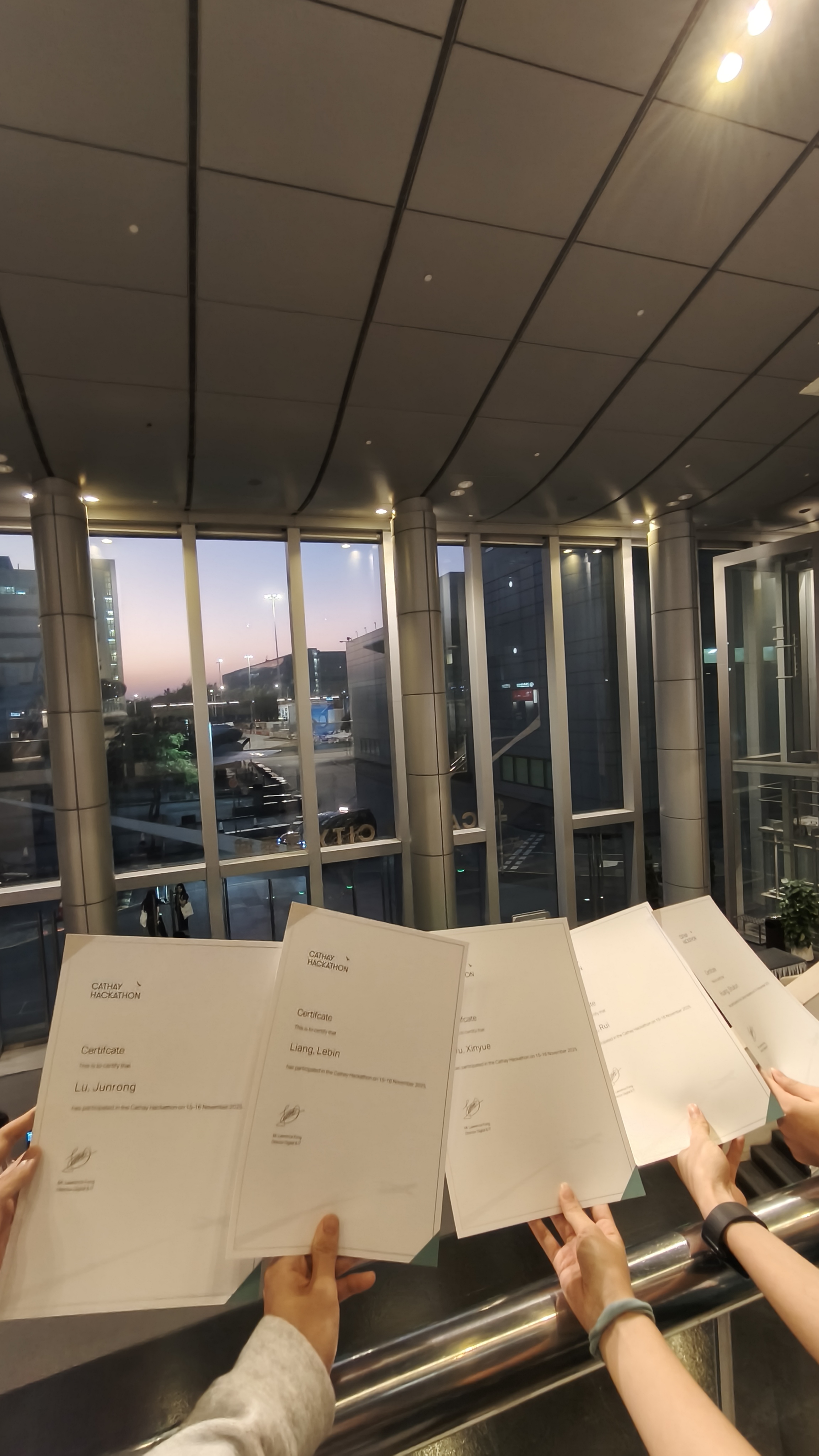 Cathay hackathon demo