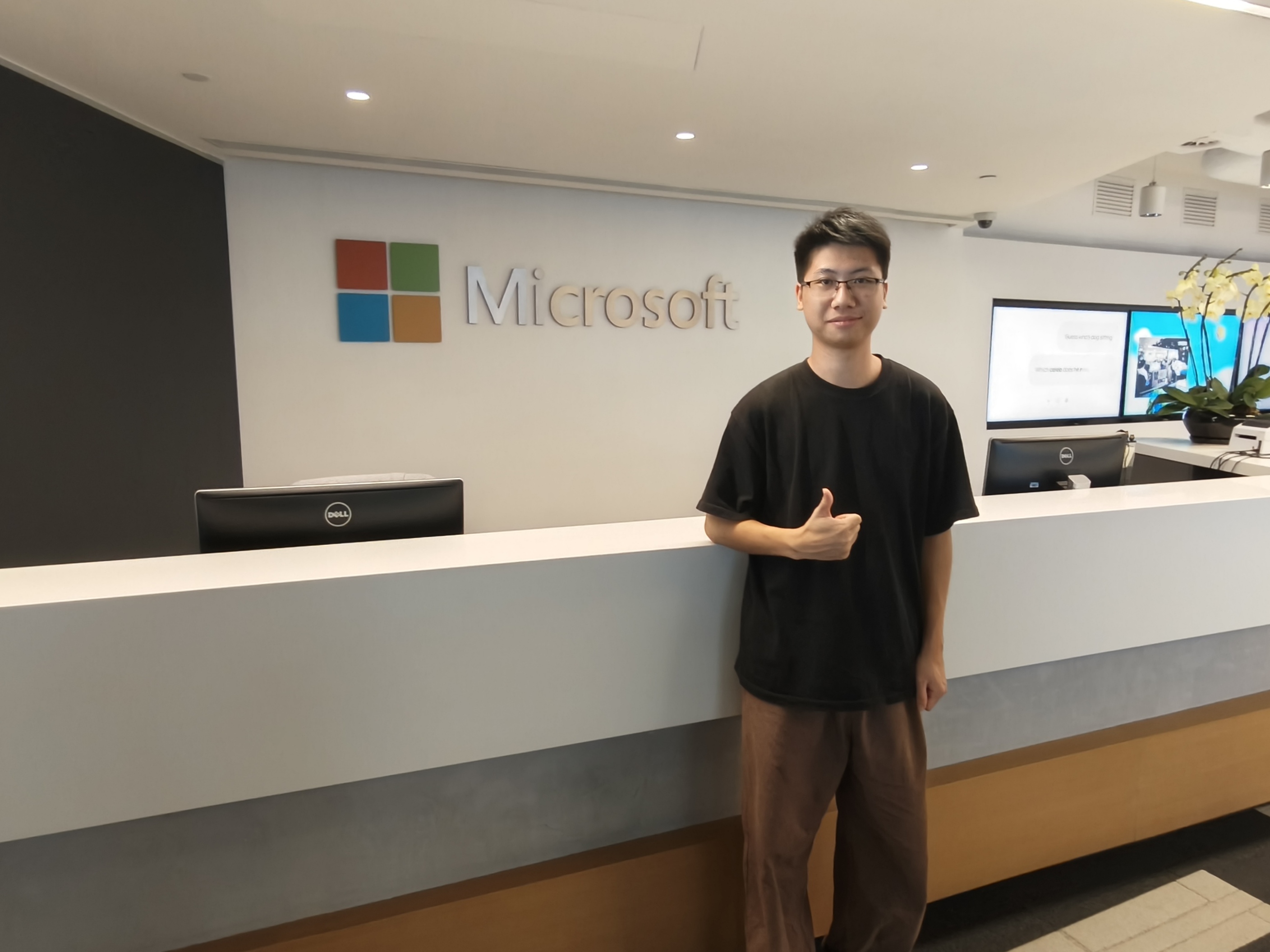 Microsoft visit